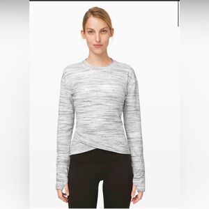 Lululemon Close to Crossing Long Sleeve
*Rulu
Space Dye Camo White Silver Spoon